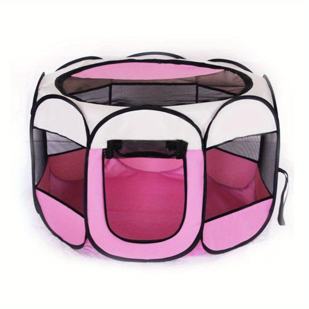 1pc Foldable Octagon Pet Playpen Tent, Oxford | PetNestUK