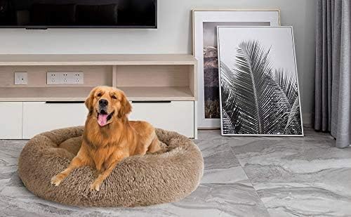 MFOX Faux-Fur Donut Pet Bed