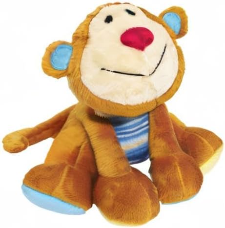 Rosewood Marvin Monkey Dog Toy, brown/tan/blue | PetNestUK