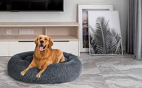 MFOX Faux-Fur Donut Pet Bed