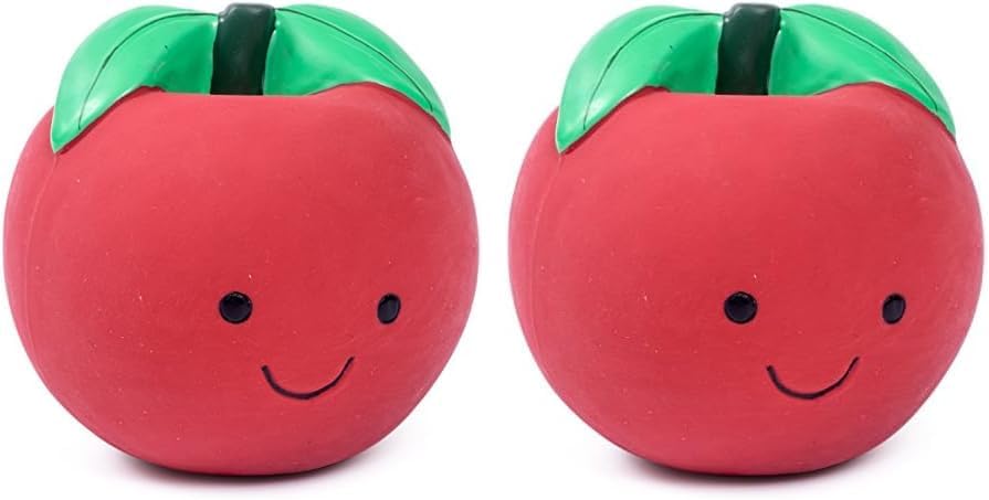Petface Latex Apple Soft Chew Dog Toy, Large | PetNestUK