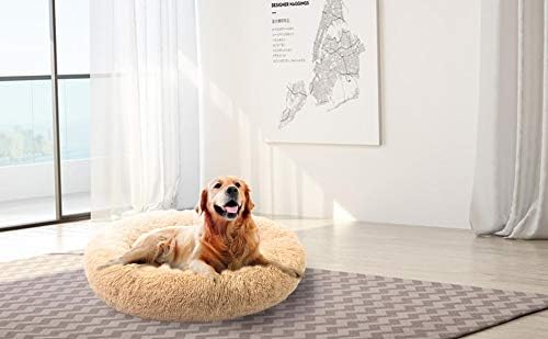 MFOX Faux-Fur Donut Pet Bed