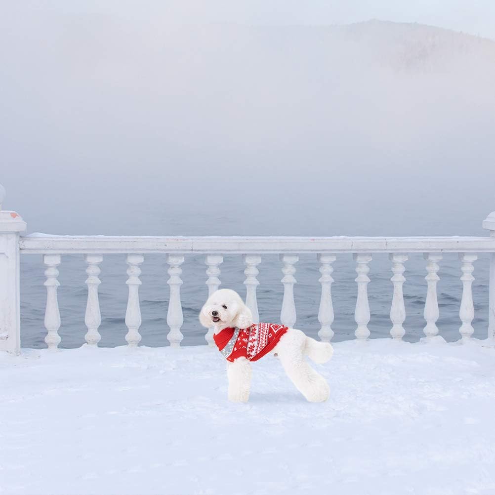 BINGPET Classic Dog Jumper Snowflake Elk Pattern | PetNestUK
