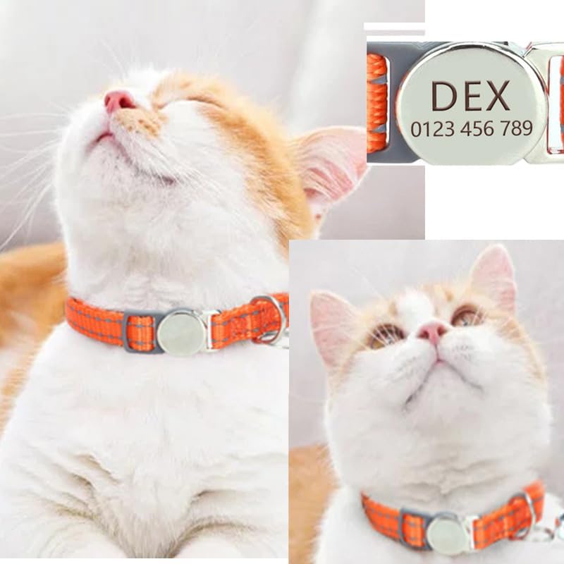 SEOUGEE Cat Collar Quick Release with | PetNestUK