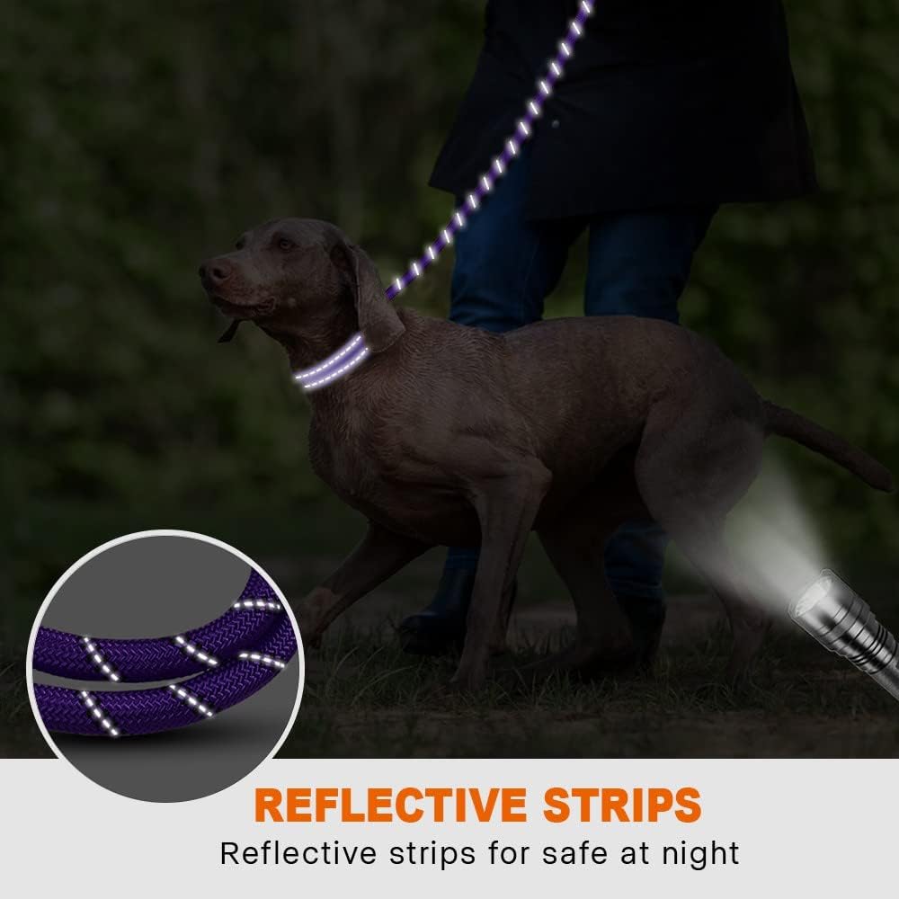 Taglory Rope Dog Lead with Soft Padded Handle, | PetNestUK