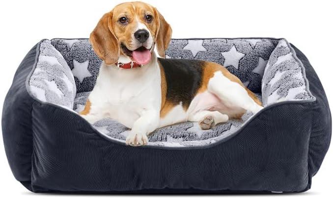 MIXJOY Washable Plush Dog Bed