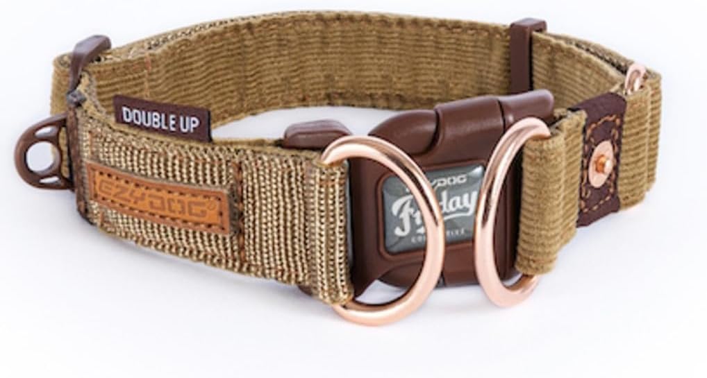 EzyDog Double Up Adjustable Dog Collar