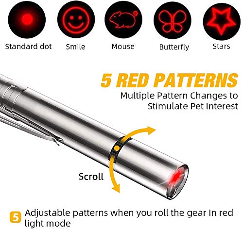 VOVIGGOL 7 in 1 Cat Toys LED Light Pointer, Pet | PetNestUK