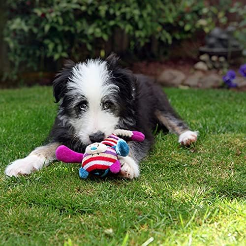 Rosewood Marvin Monkey Dog Toy, brown/tan/blue | PetNestUK