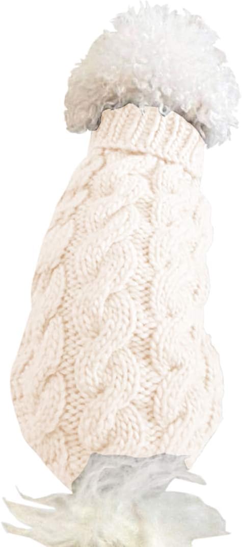 Pet Dog Turtleneck Knitting Sweater Coat Winter | PetNestUK
