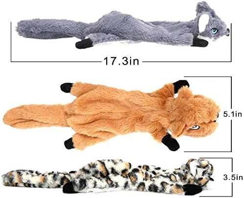 Newthinking Stuffing-Free Squeaky Dog Toy Sets