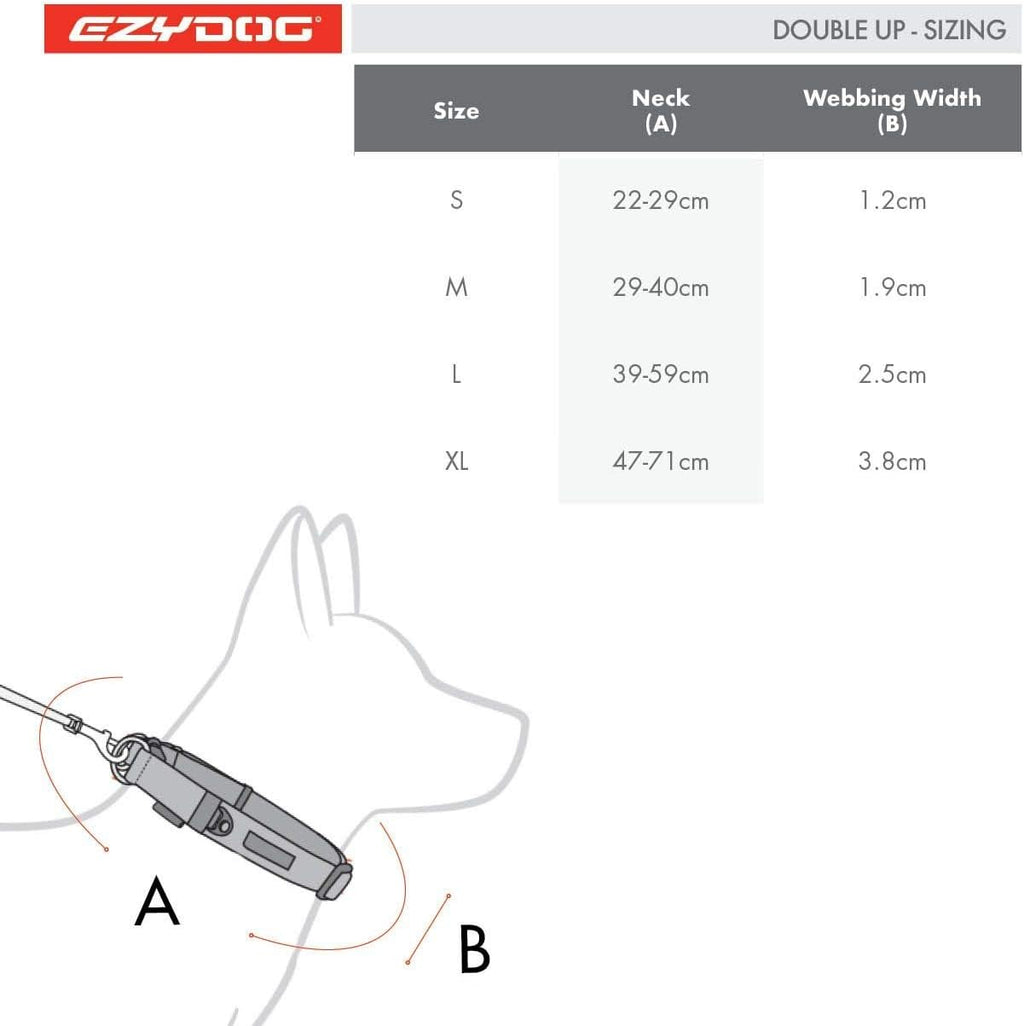 EZYDOG Double Up Dog Collar | PetNestUK
