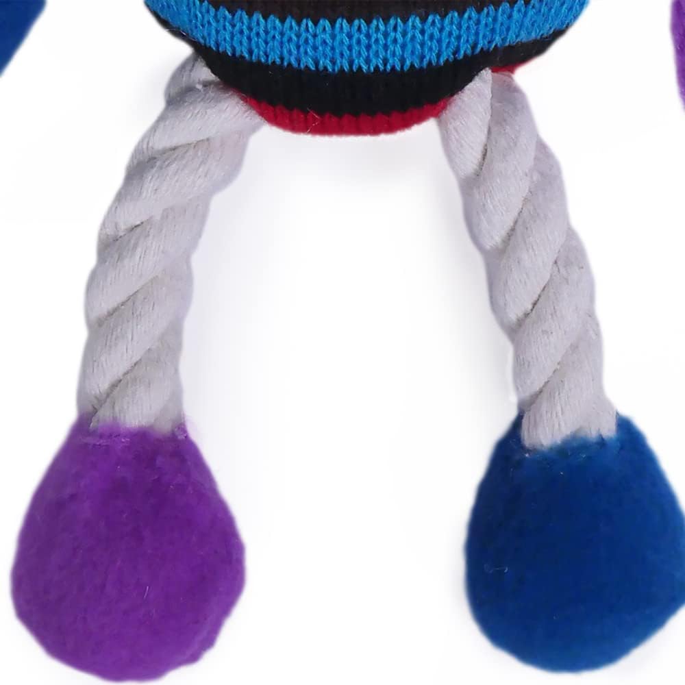 Rosewood Marvin Monkey Dog Toy, brown/tan/blue | PetNestUK