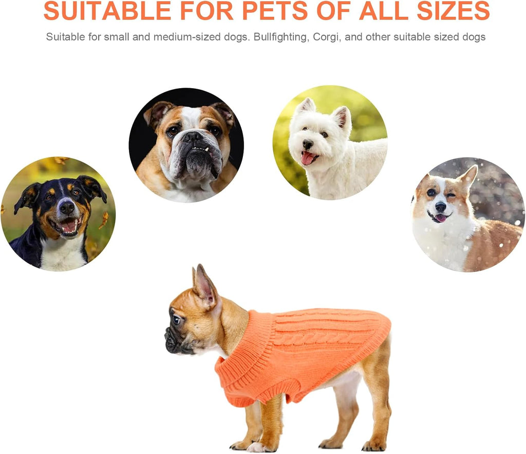 Small Dog Jumper, Warm Puppy Sweater for Small | PetNestUK