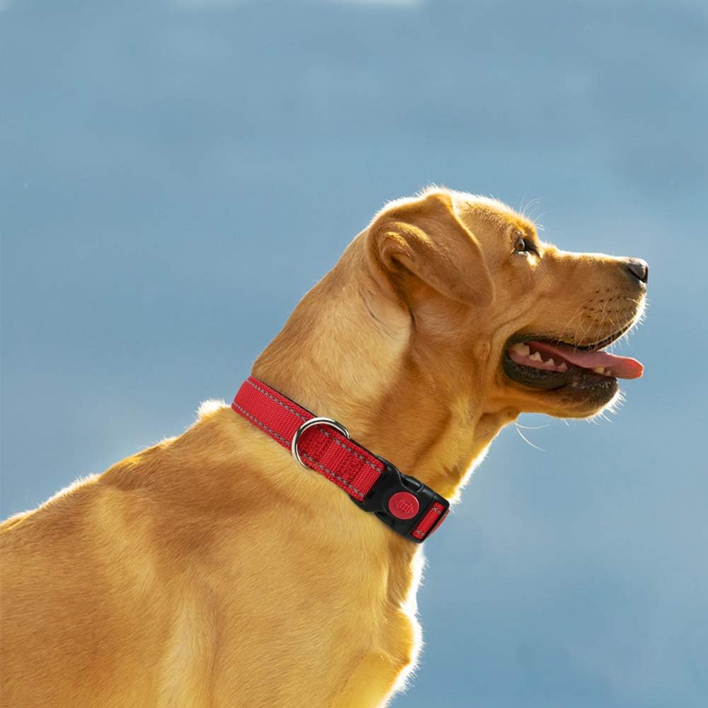 Taglory Reflective Nylon Dog Collar