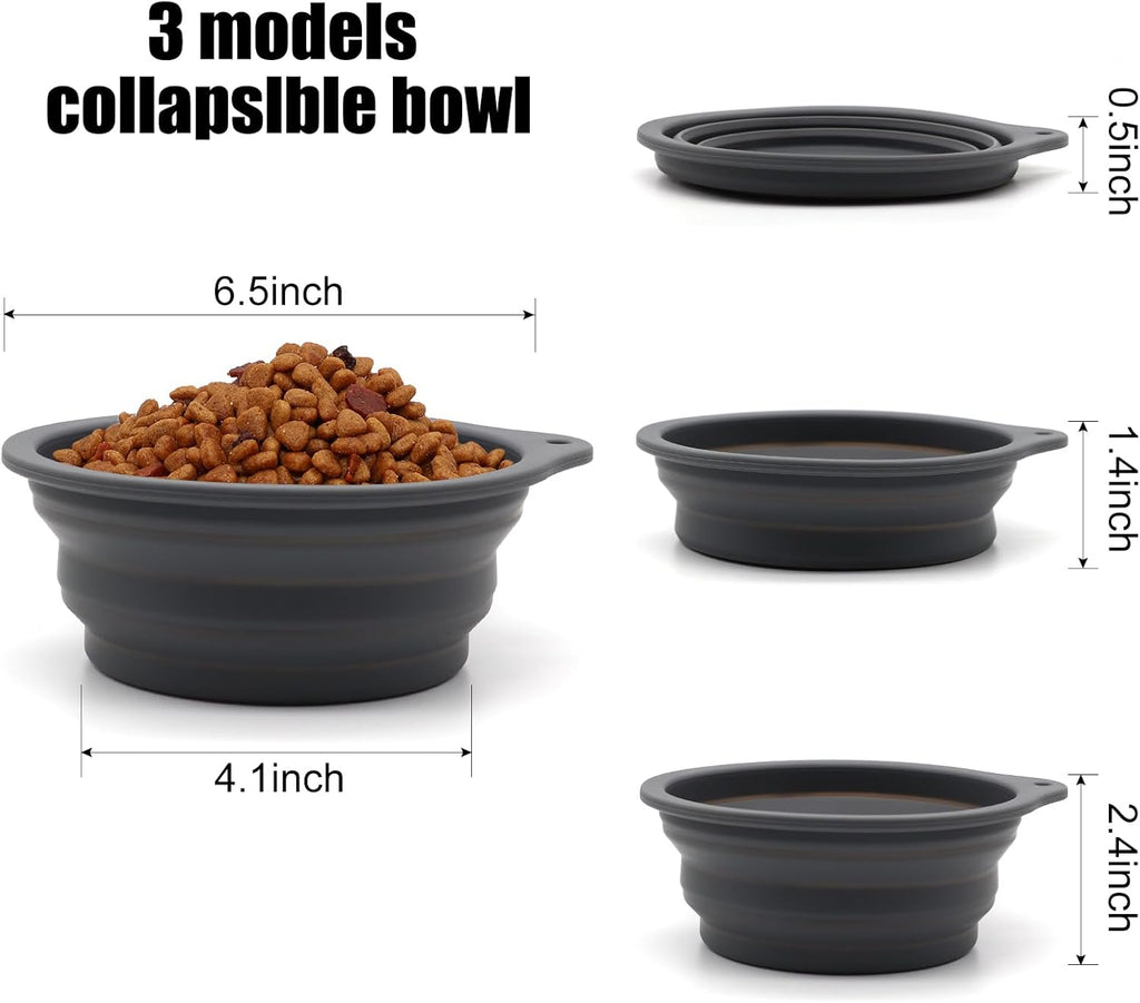 SLSON 2 Pack Dog Collapsible Bowl Large Portable | PetNestUK
