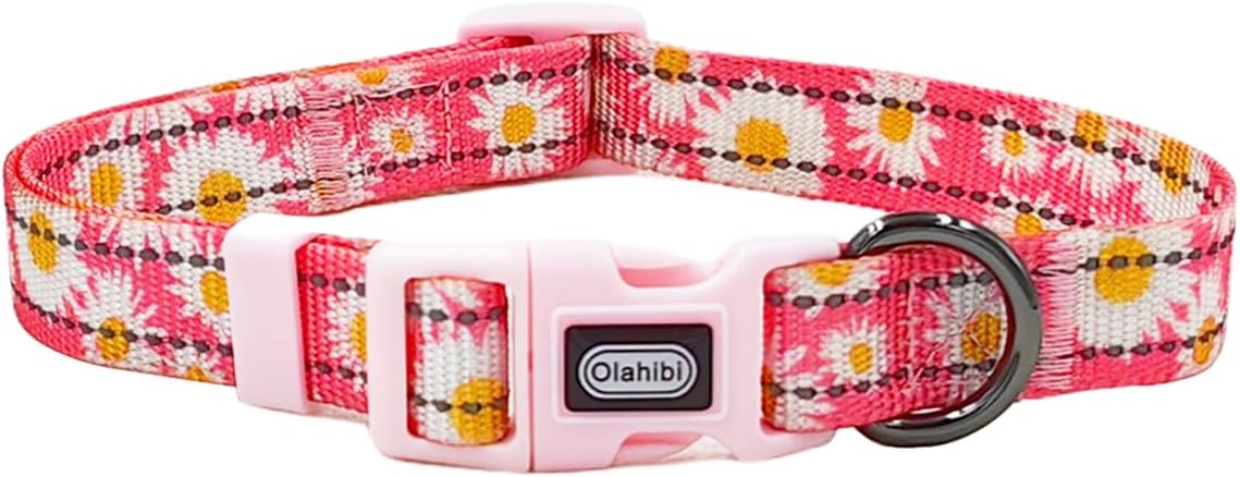 Olahibi Patterned Dog Collar and Lead Sets