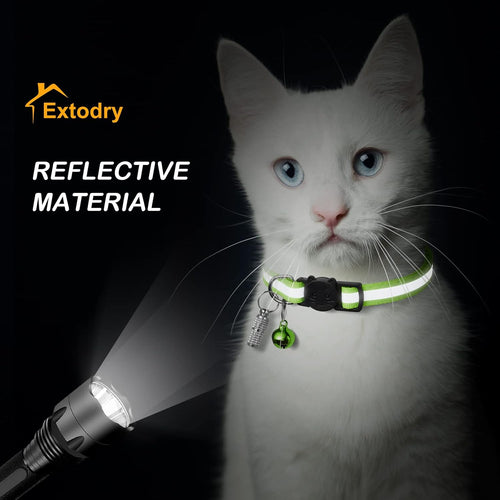 14 Piece Reflective Cat Collar Pack with | PetNestUK