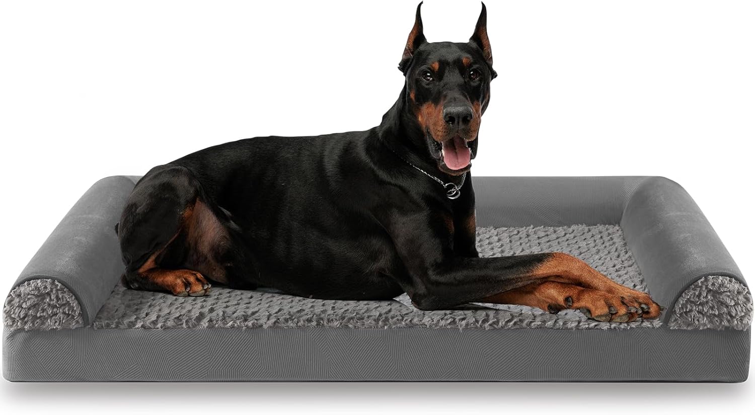FURTIME Large Dog Bed(89 x 64cm), Orthopedic | PetNestUK