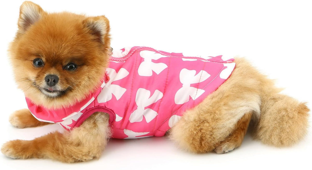 SMALLLEE_LUCKY_STORE Quilted Coat for Small Pets