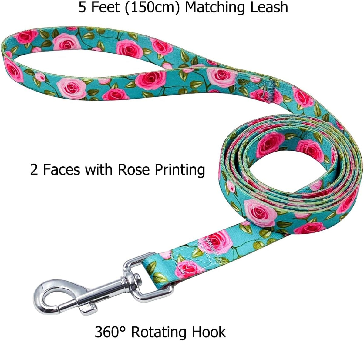 Olahibi Patterned Dog Collar and Lead Sets