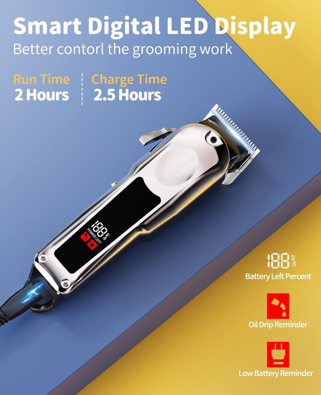 Kriogor Professional Dog Clippers for Thick | PetNestUK