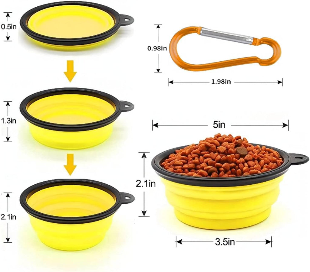 Collapsible Dog Bowl,Collapsible Dog Water Bowls | PetNestUK