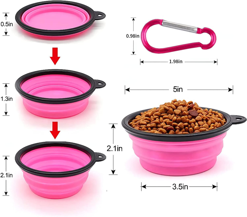 Collapsible Dog Bowl,Collapsible Dog Water Bowls | PetNestUK