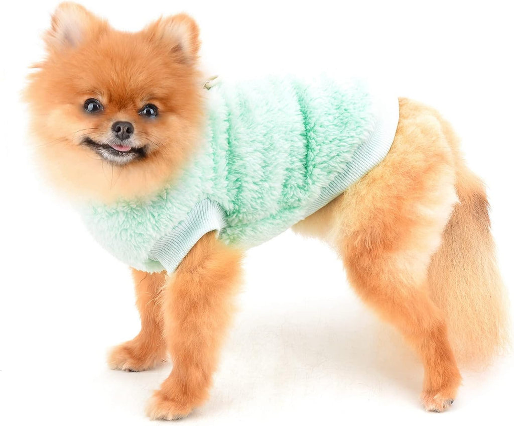 SMALLLEE_LUCKY_STORE Pet Sherpa Fleece Jumper | PetNestUK