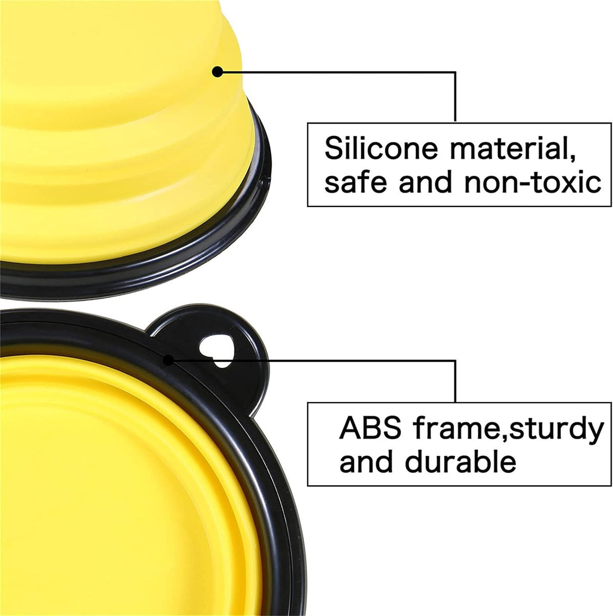 Coolon Collapsible Travel Bowls for Pets