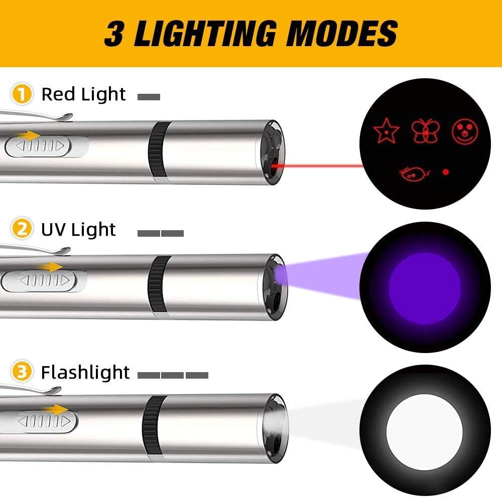 VOVIGGOL 7 in 1 Cat Toys LED Light Pointer, Pet | PetNestUK