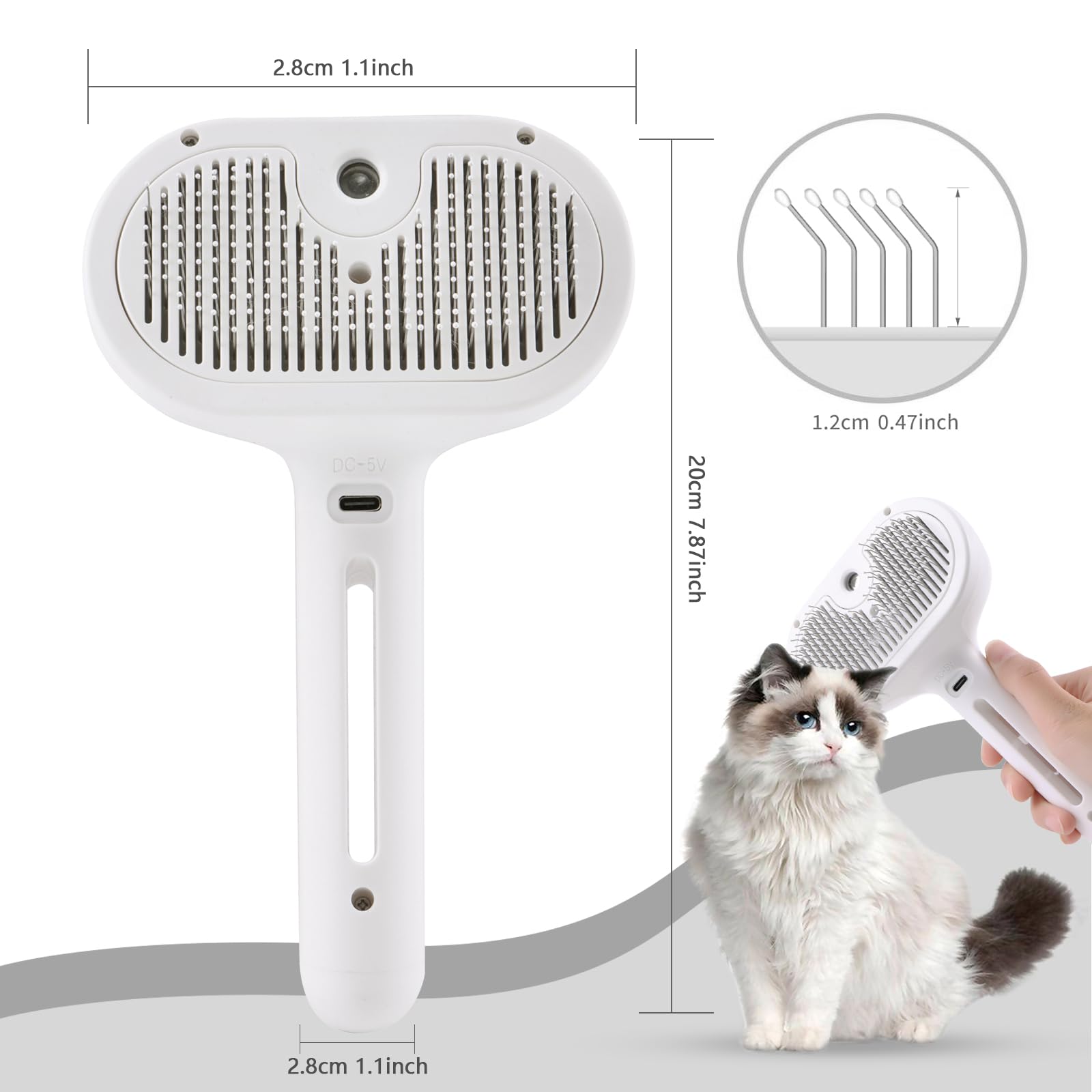 2 in 1 Pet Spray Hair Removal Comb | PetNestUK