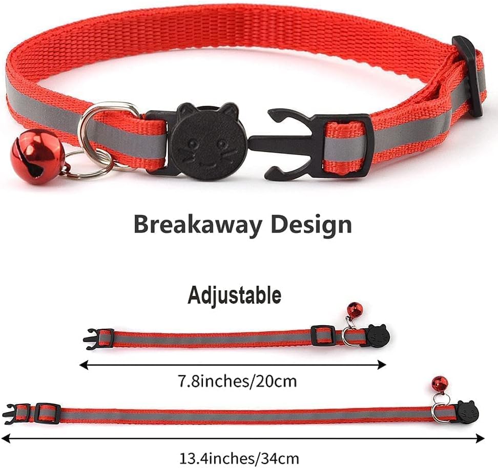 GingerUPer Cat Collars Quick Release,Reflective | PetNestUK
