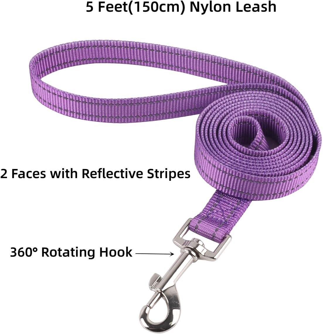 Olahibi Daisy Pattern Dog Collar and Leash | PetNestUK