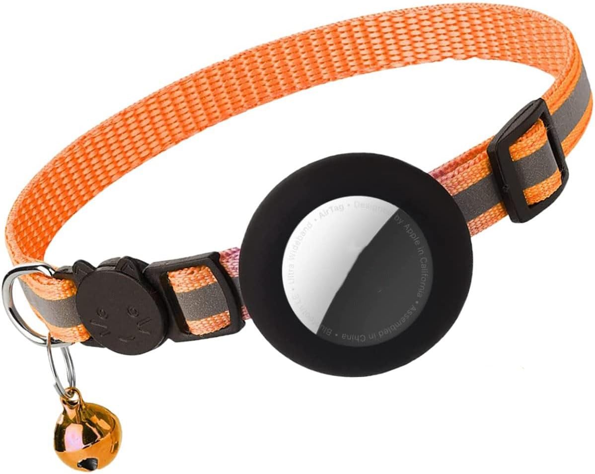 Airtag Cat Collar, Air tag Cat Collar with Bell | PetNestUK
