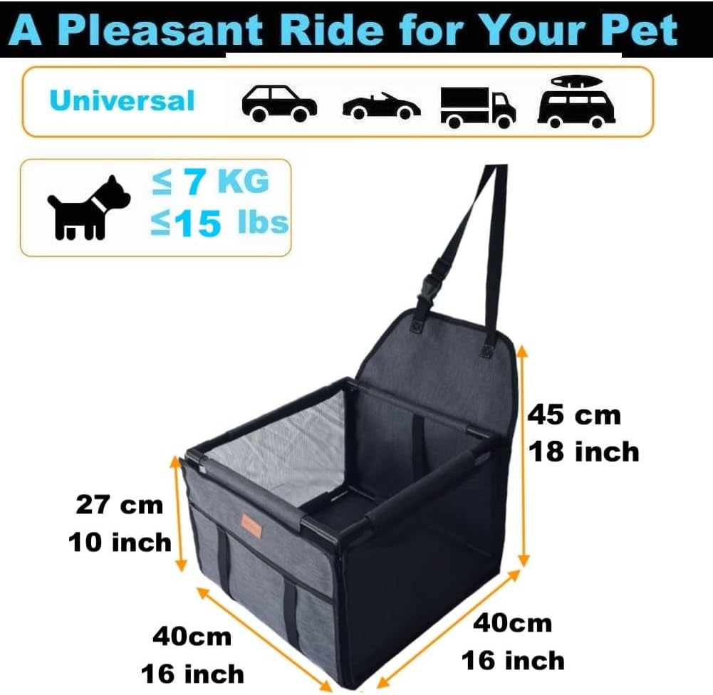 GoBuyer Dog Car Booster Seat