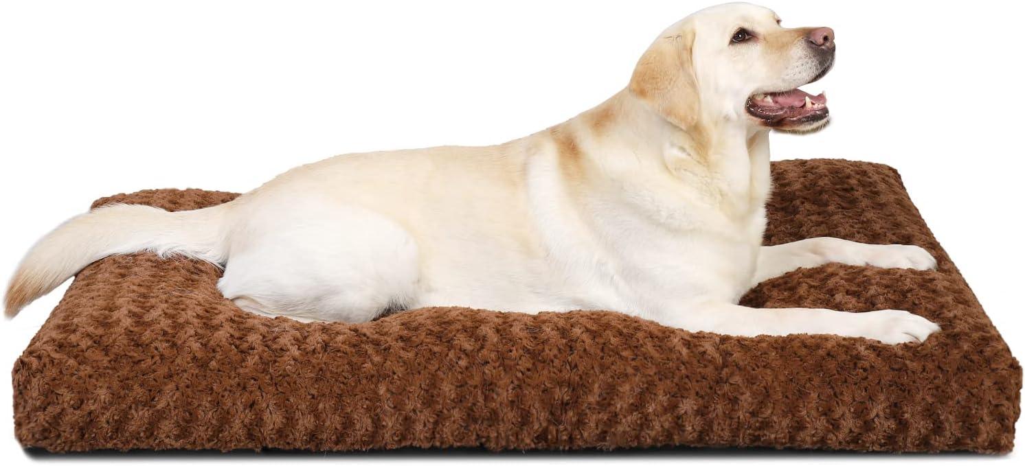KSIIA Large Dog Bed Washable, Calming Dog Bed, | PetNestUK