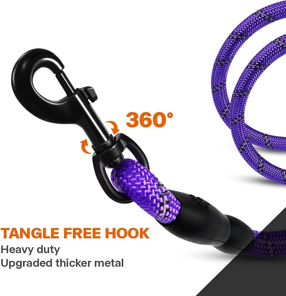 Taglory Rope Dog Lead with Soft Padded Handle, | PetNestUK