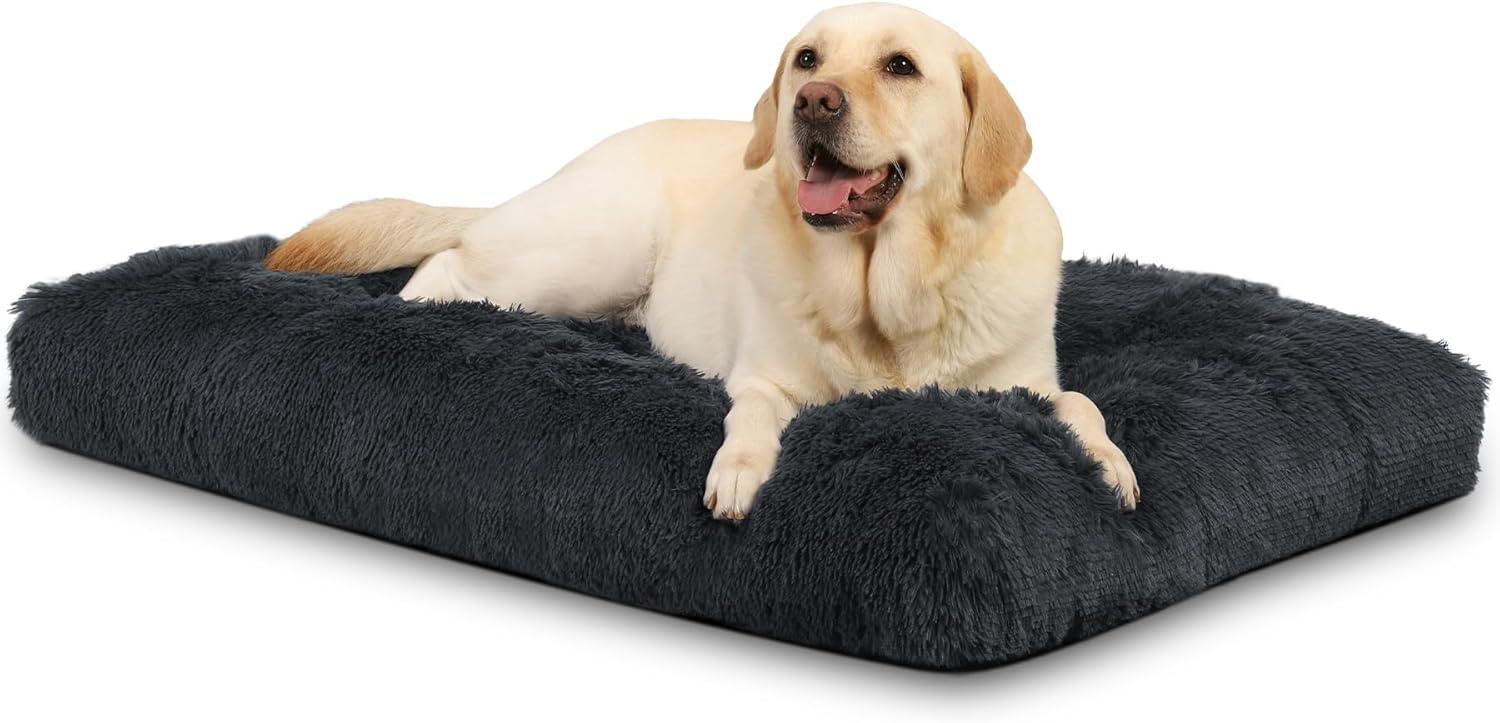KSIIA Large Dog Bed Washable, Calming Dog Bed, | PetNestUK