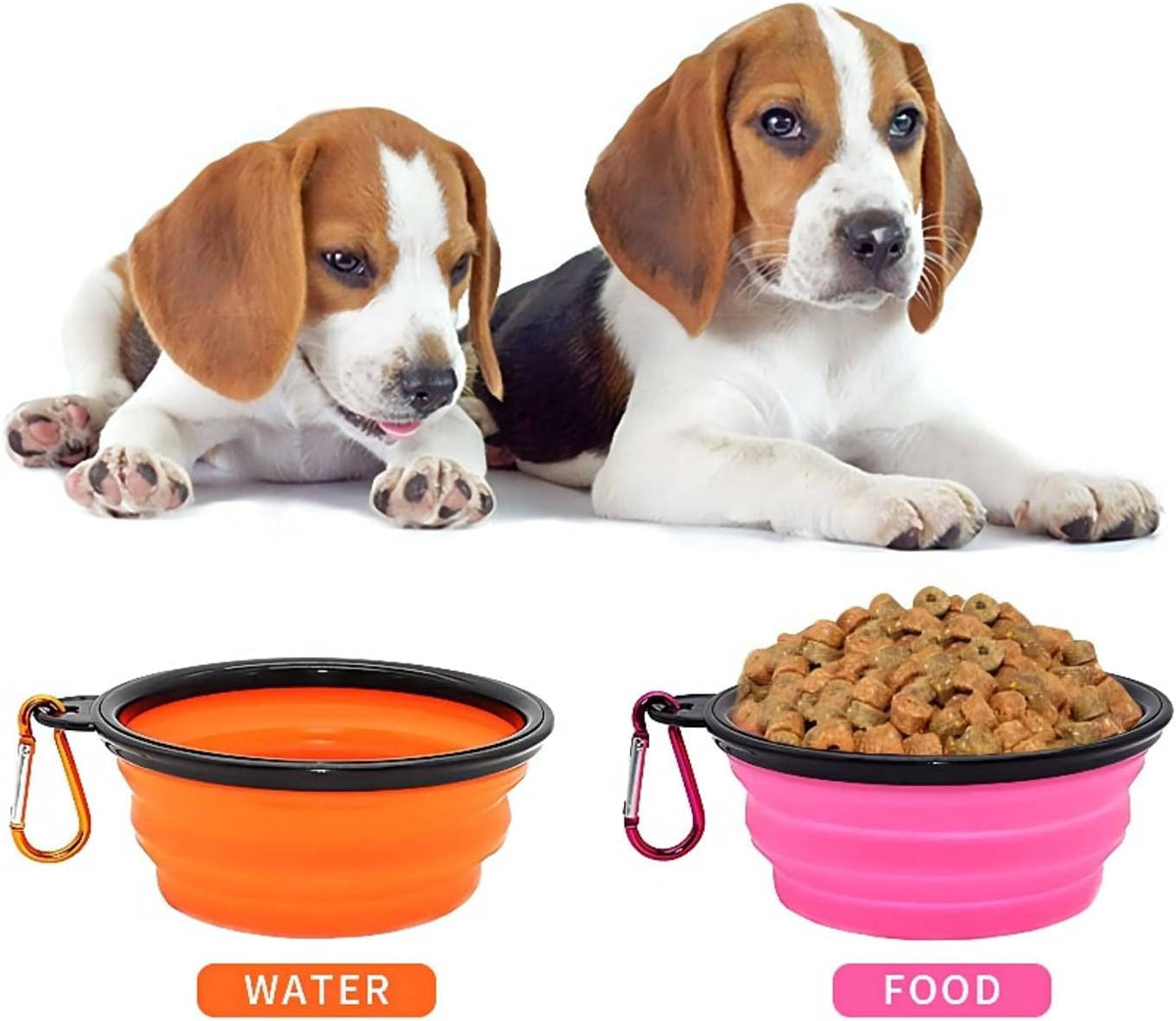 Coolon Collapsible Travel Bowls for Pets
