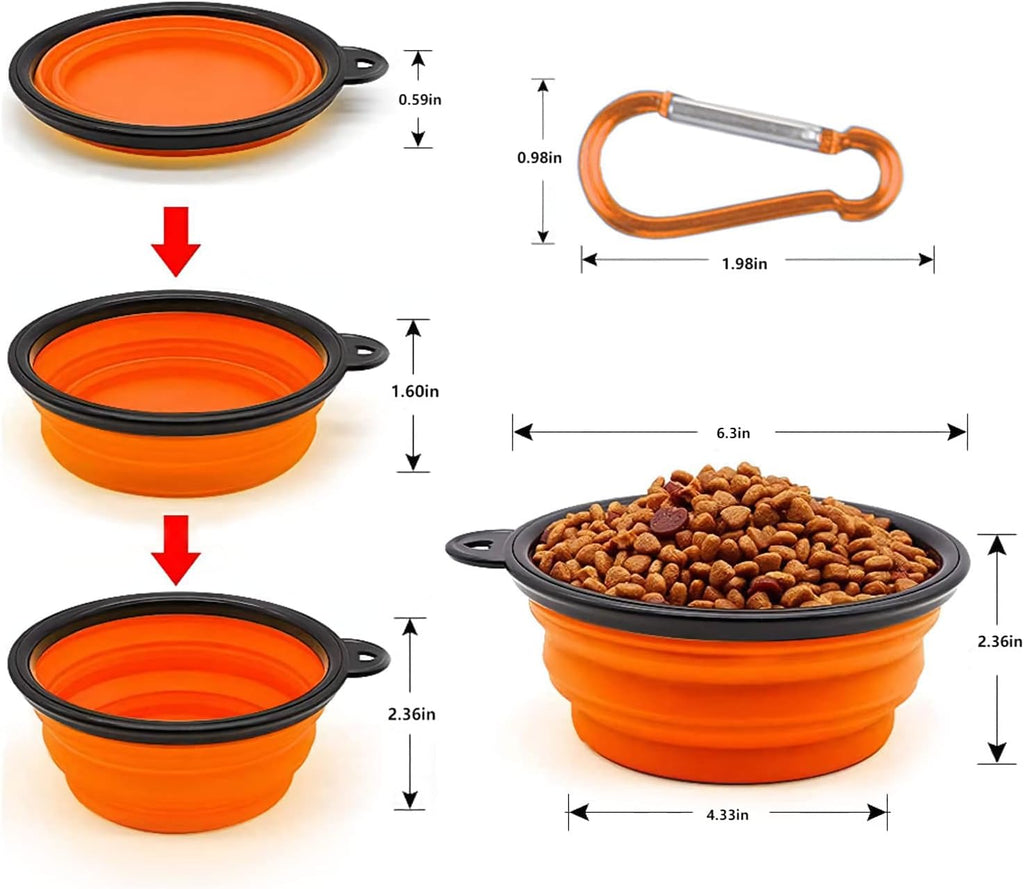 Collapsible Dog Bowl,Collapsible Dog Water Bowls | PetNestUK