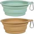 SLSON Collapsible Pet Travel Bowls, Pack of 2