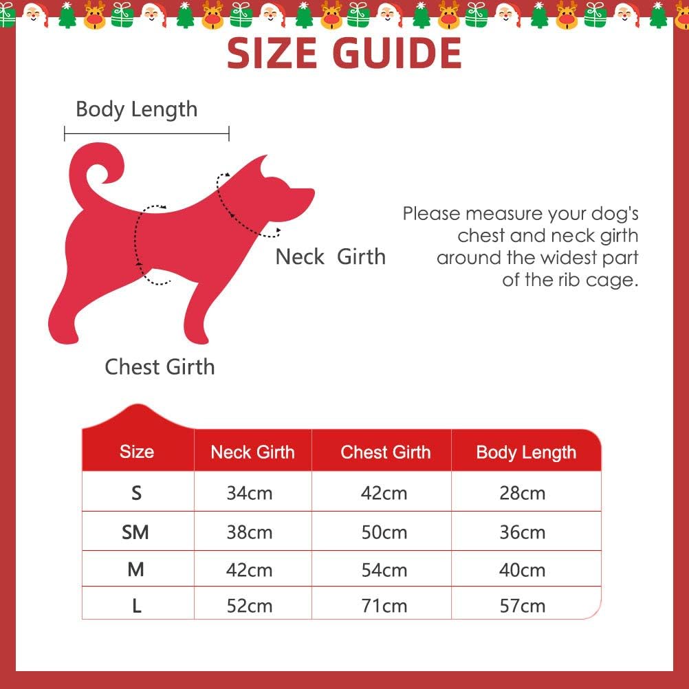 BINGPET Classic Dog Jumper Snowflake Elk Pattern | PetNestUK