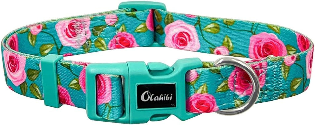 Olahibi Patterned Dog Collar and Lead Sets