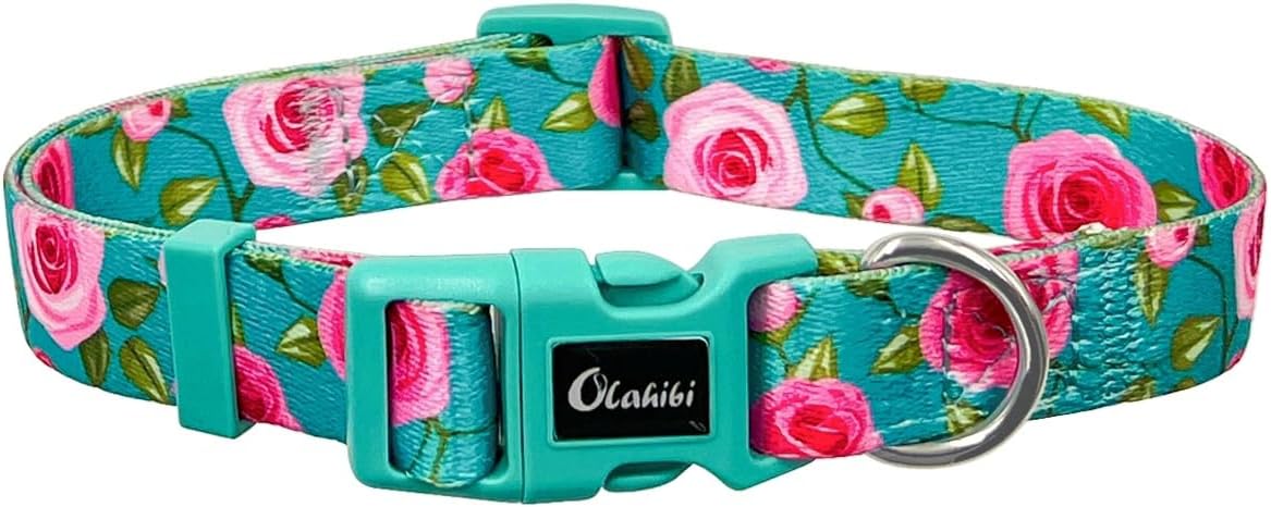 Olahibi Patterned Dog Collar and Lead Sets