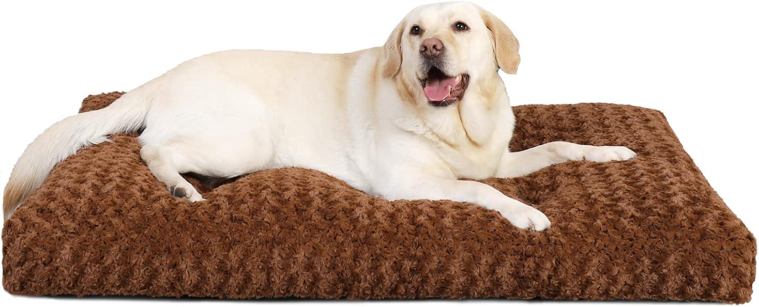KSIIA Large Dog Bed Washable, Calming Dog Bed, | PetNestUK