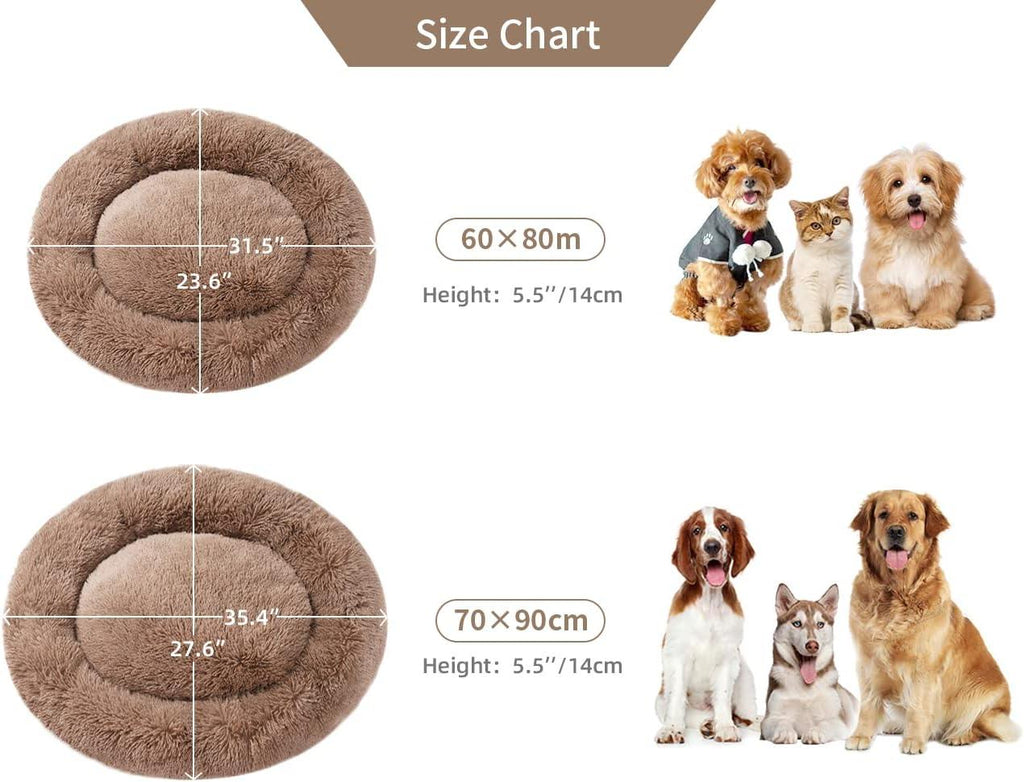 YOJOGEE Calming Donut Puppy Bed for Medium Small | PetNestUK
