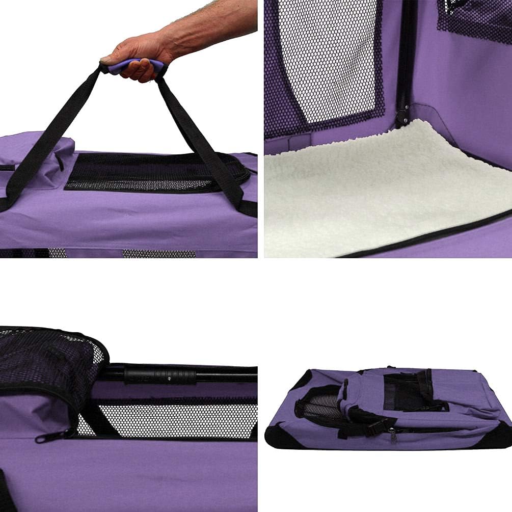 PETBARN Folding Fabric Pet Carrier