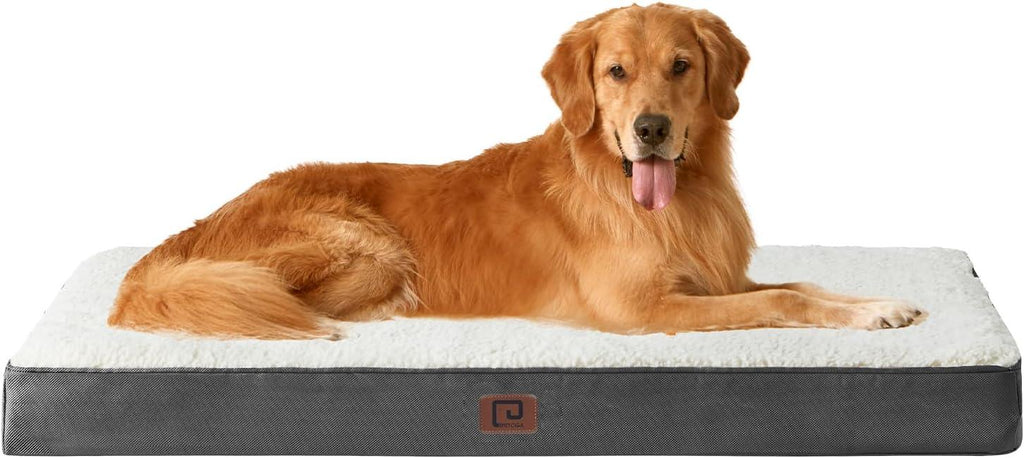 EHEYCIGA Foam Dog Mattress with Removable Cover