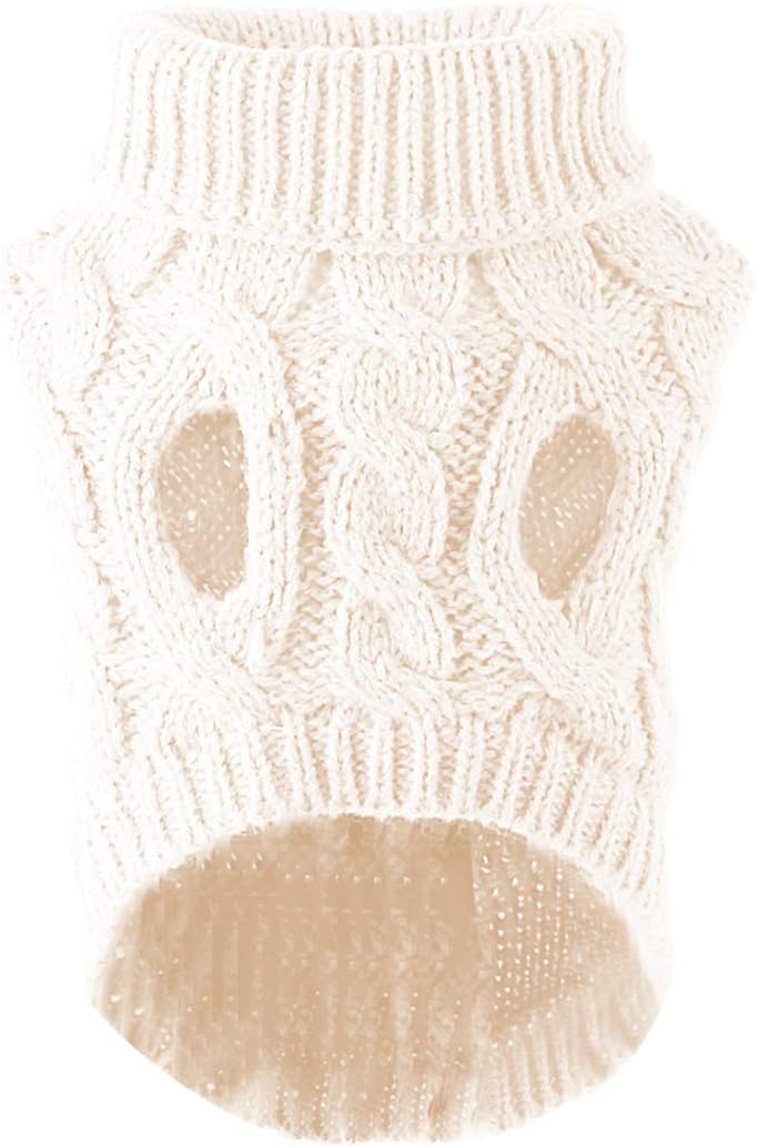 Knitted Turtleneck Jumper for Dogs and Cats